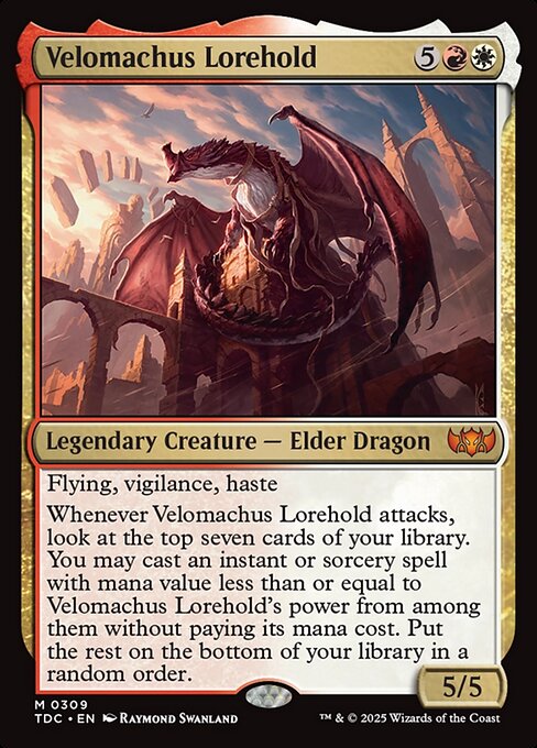 Velomachus Lorehold - Tarkir: Dragonstorm Commander - 309