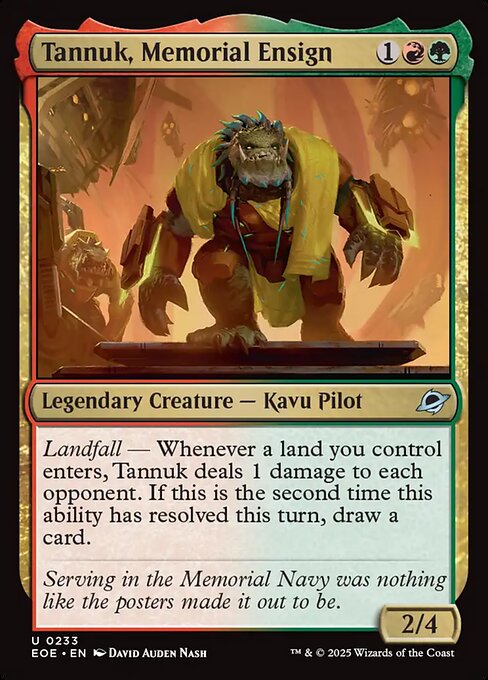 Tannuk, Memorial Ensign - Edge of Eternities - 233