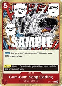 Gum-Gum Kong Gatling - Ultra Deck: The Three Captains - ST10-016
