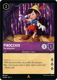 Pinocchio - Star Attraction - Rise of the Floodborn - 56/204