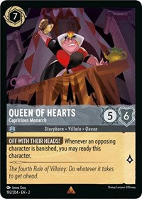 Queen of Hearts - Capricious Monarch - Rise of the Floodborn - 192/204