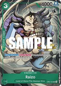 Raizo (CS 2023 Event Pack) - One Piece Promotion Cards - OP01-052