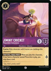 Jiminy Cricket - Pinocchio's Conscience - Rise of the Floodborn - 44/204