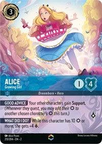 Alice - Growing Girl (Enchanted) - Rise of the Floodborn - 213/204