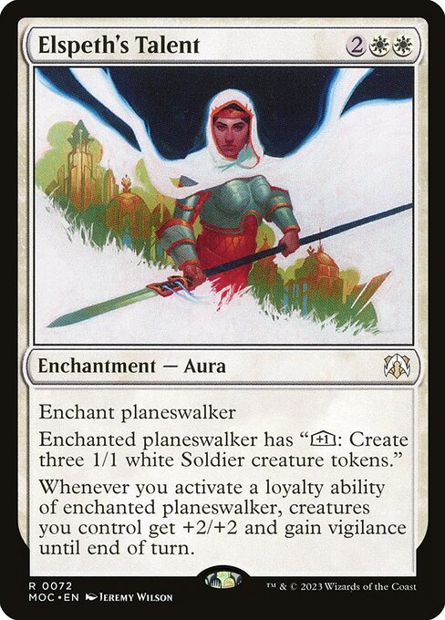 Elspeth's Talent - March of the Machine Commander - 72