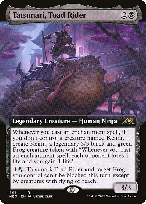 Tatsunari, Toad Rider - Kamigawa: Neon Dynasty - 461