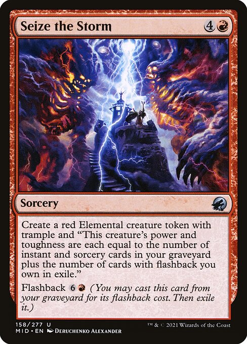 Seize the Storm - Innistrad: Midnight Hunt - 158