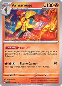 Armarouge - 015/091 - SV: Paldean Fates - 015/091