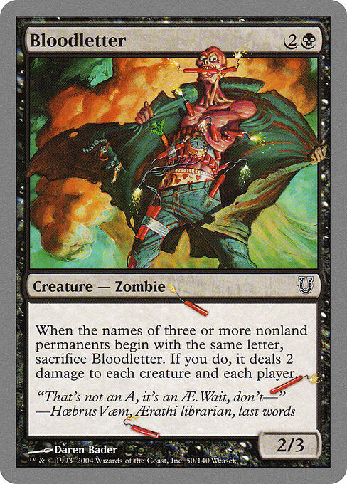 Bloodletter - Unhinged - 50