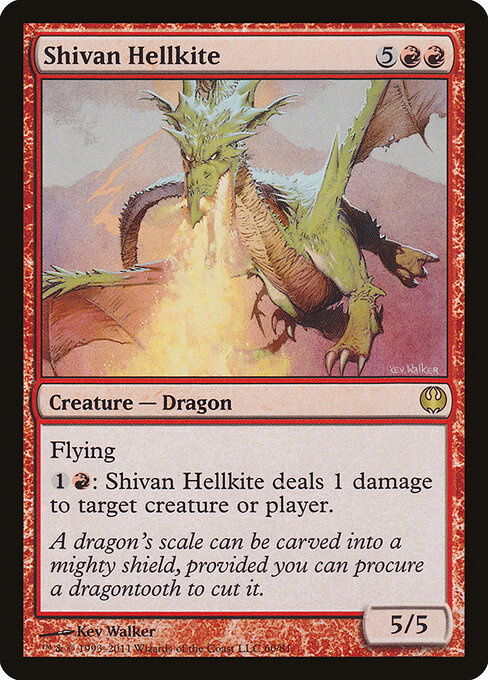 Shivan Hellkite - Duel Decks: Knights vs. Dragons - 60