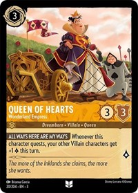 Queen of Hearts - Wonderland Empress - Into the Inklands - 20/204