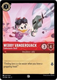 Webby Vanderquack - Enthusiastic Duck - Into the Inklands - 127/204