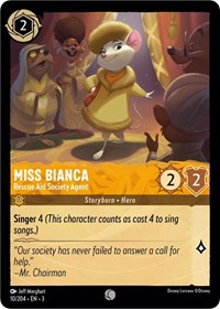 Miss Bianca - Rescue Aid Society Agent - Into the Inklands - 10/204