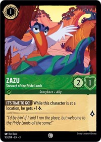 Zazu - Steward of the Pride Lands - Into the Inklands - 93/204