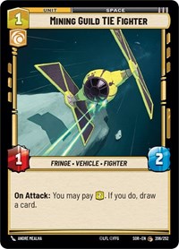 Mining Guild TIE Fighter - Spark of Rebellion - 206/252