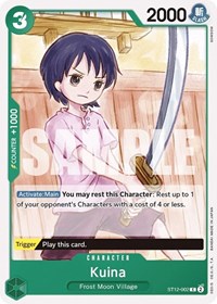 Kuina - Starter Deck 12: Zoro and Sanji - ST12-002