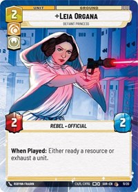 Leia Organa - Defiant Princess (Hyperspace) - Spark of Rebellion: Weekly Play Promos - 11/20