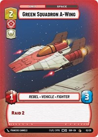Green Squadron A-Wing - Spark of Rebellion: Weekly Play Promos - 02/20