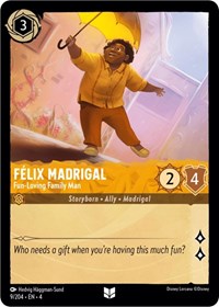 Felix Madrigal - Fun-Loving Family Man - Ursula's Return - 9/204