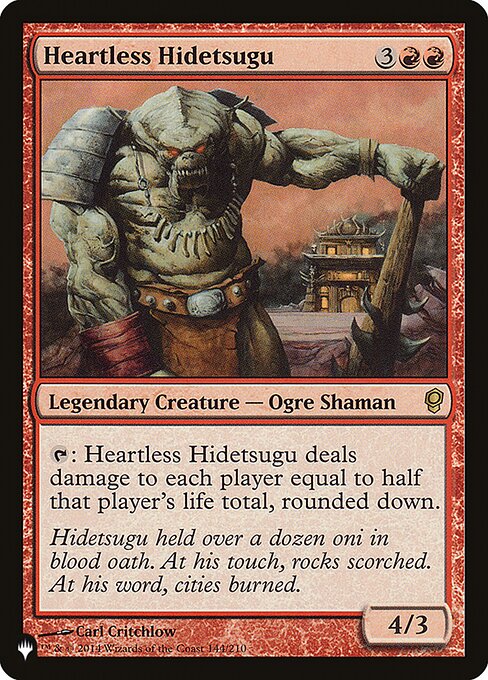 Heartless Hidetsugu - The List - CNS-144