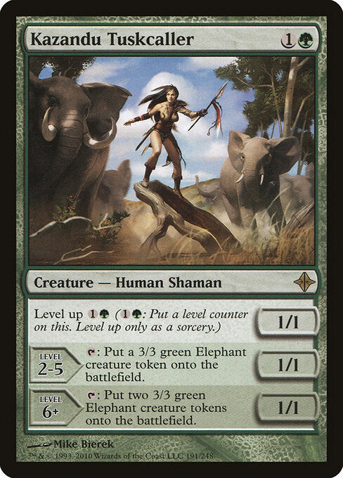 Kazandu Tuskcaller - Rise of the Eldrazi - 191