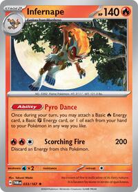 Infernape - 033/167 - SV06: Twilight Masquerade - 033/167