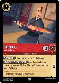 Fa Zhou - Mulan's Father - Ursula's Return - 105/204
