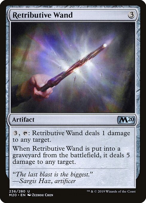 Retributive Wand - Core Set 2020 - 236