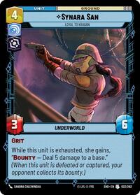 Synara San - Loyal to Kragan - Shadows of the Galaxy - 033/262