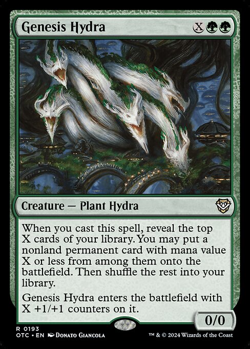 Genesis Hydra - Outlaws of Thunder Junction Commander - 193