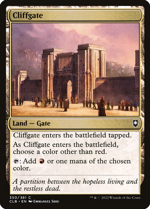 Cliffgate - Commander Legends: Battle for Baldur's Gate - 350