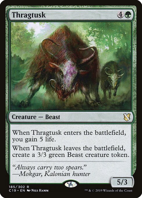 Thragtusk - Commander 2019 - 185