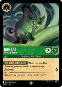 Banzai - Taunting Hyena - Shimmering Skies - 87/204