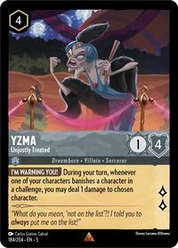 Yzma - Unjustly Treated - Shimmering Skies - 184/204