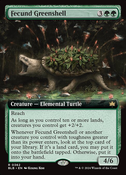 Fecund Greenshell - Bloomburrow - 362