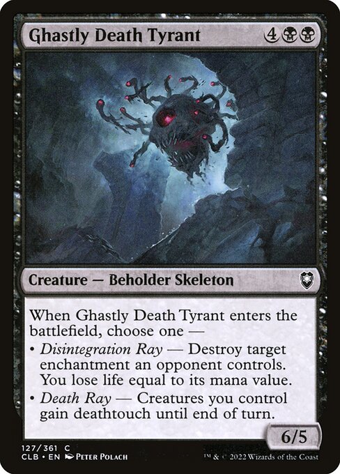 Ghastly Death Tyrant - Commander Legends: Battle for Baldur's Gate - 127