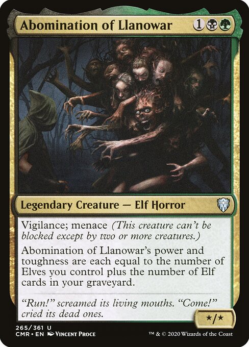 Abomination of Llanowar - Commander Legends - 265