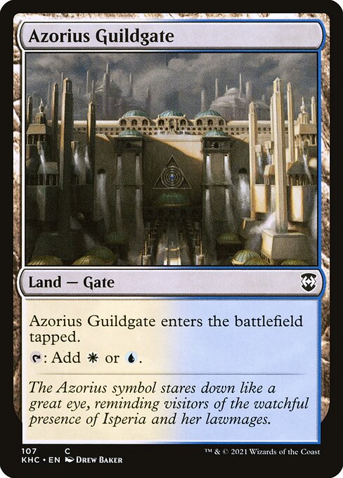 Azorius Guildgate - Kaldheim Commander - 107