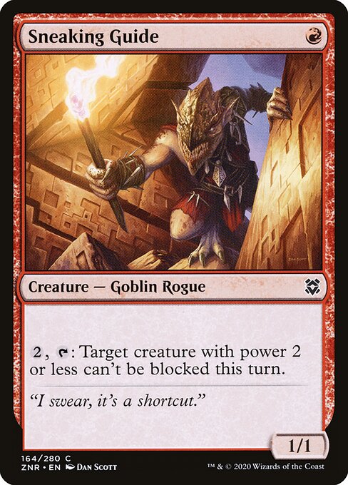 Sneaking Guide - Zendikar Rising - 164