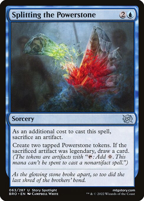 Splitting the Powerstone - The Brothers' War - 63
