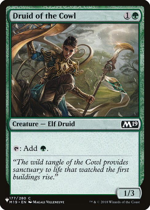 Druid of the Cowl - The List - M19-177