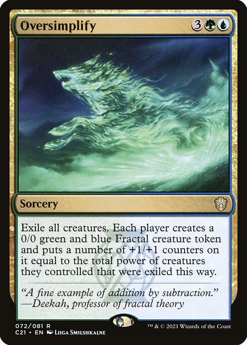 Oversimplify - Commander 2021 - 72