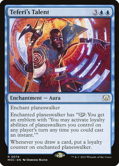 Teferi's Talent - March of the Machine Commander - 74