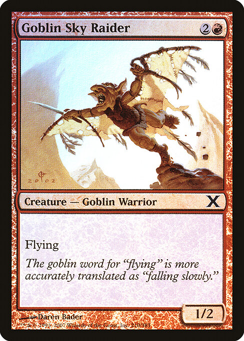 Goblin Sky Raider - Tenth Edition - 210★