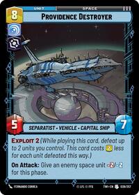Providence Destroyer - Twilight of the Republic - 038/257