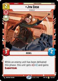 Jyn Erso - Stardust - Twilight of the Republic - 143/257