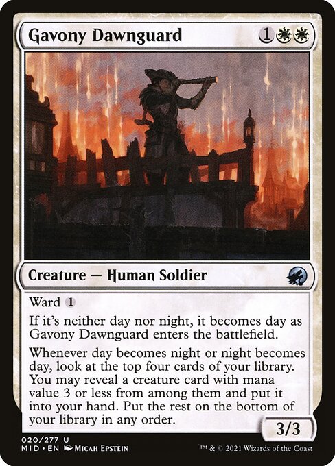 Gavony Dawnguard - Innistrad: Midnight Hunt - 20