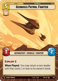 Geonosis Patrol Fighter (Hyperspace) - Twilight of the Republic - 480