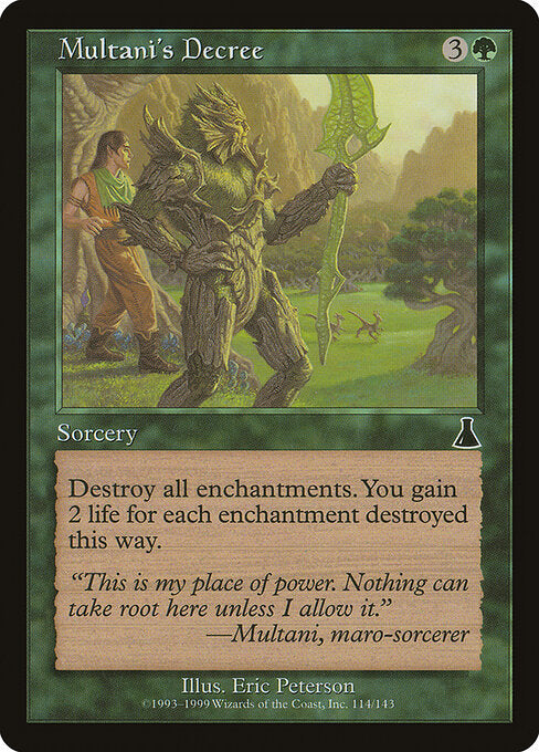 Multani's Decree - Urza's Destiny - 114