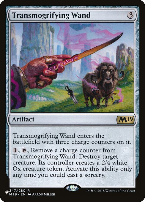 Transmogrifying Wand - The List - M19-247